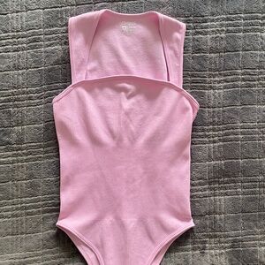 OQQ Ribbed bodysuit